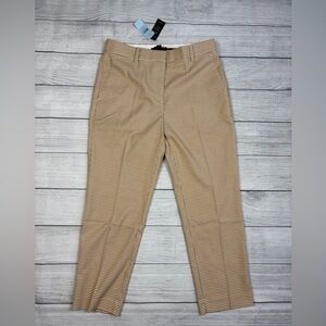 NWT Ann Taylor The Eva Houndstooth High Rise Slim Ankle Pants Petite 6 ♡